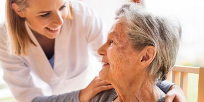 Compassionate nurse providing home healthcare in Longmeadow, MA, showcasing local expertise.